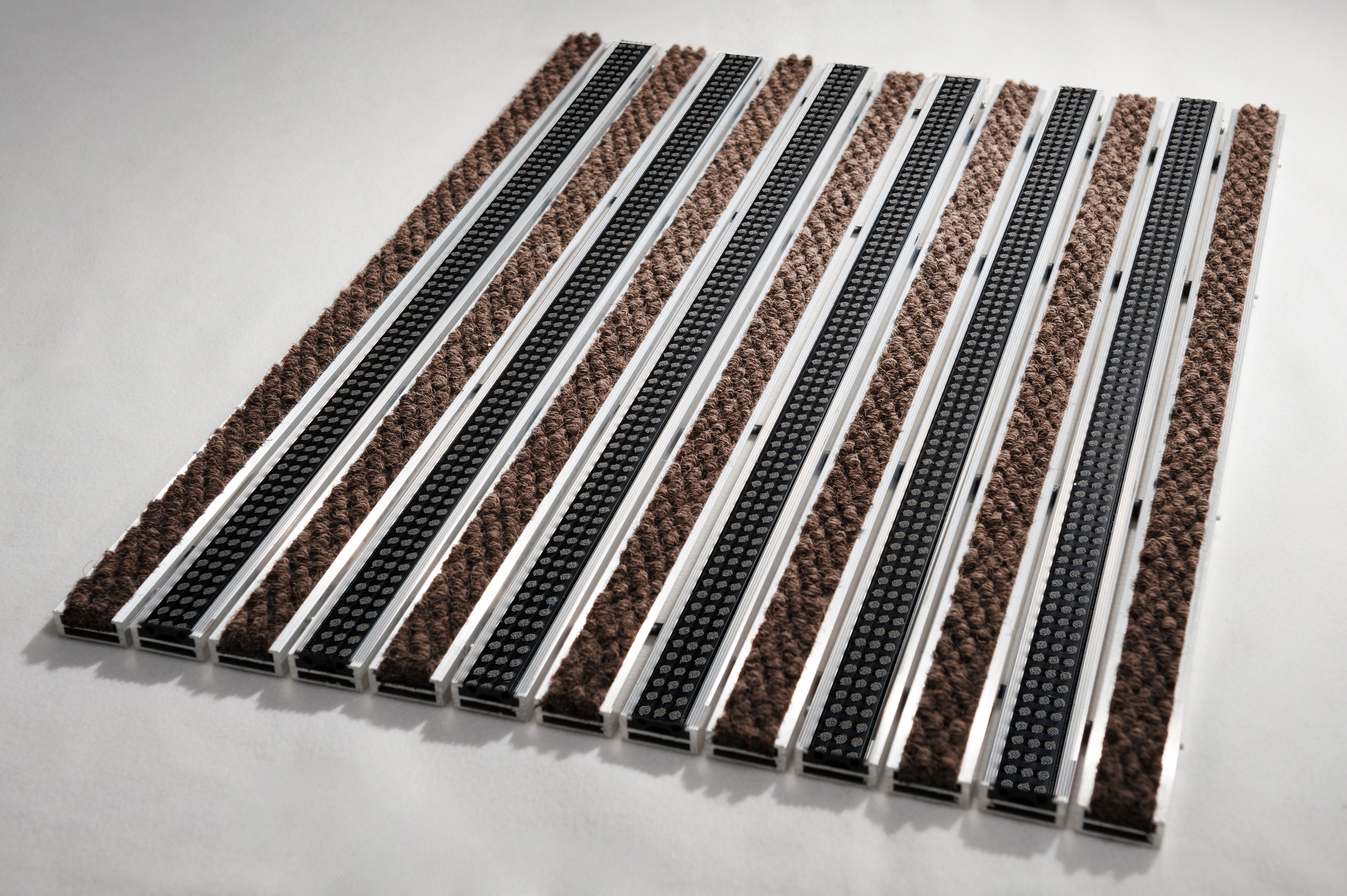 Tapis d'entrée 17RCB Premium Marron Chiné